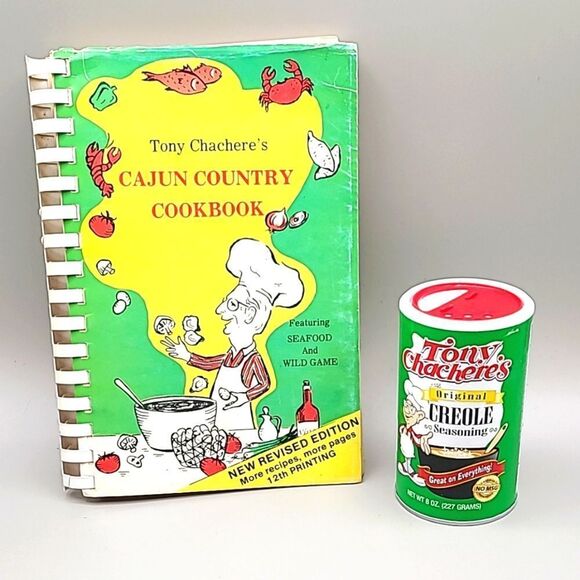Tony Chachere Other - Tony's Chachere's Cajun Country Cookbook & Tony's Original Creole Season…